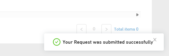 Unregistered Drug Request Submitted Successfully