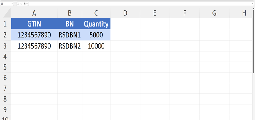 Excel Template